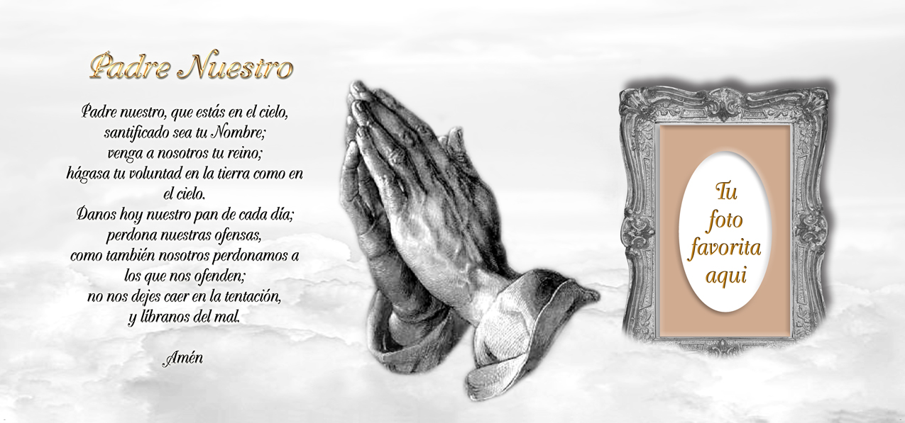 Padre Nuestro White (Lords Prayer)